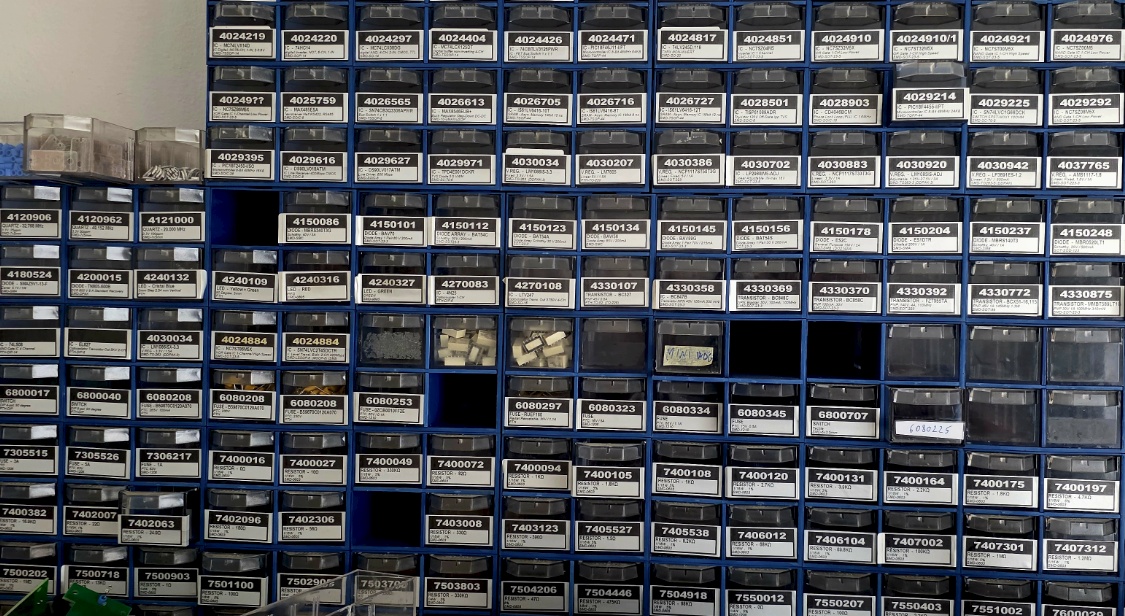 Organizirano skladištenje komponenata po projektu